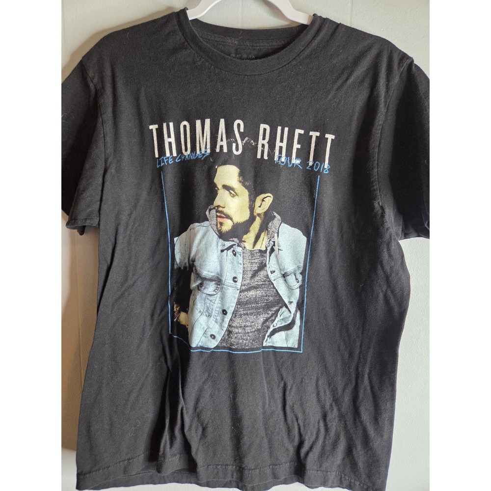 Thomas Rhett Life Changes Tour 2018 Concert T-Shirt Black Mens Large L